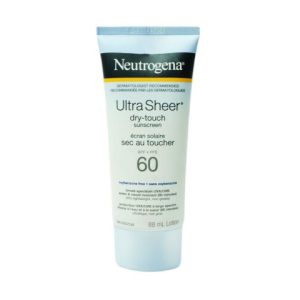 NEUTROGENA ULTRA SHEER FACE VISAGE SPF 60 SUNBLOCK 88 ML